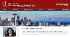 Desktop Screenshot of alexanderlawoffice.com